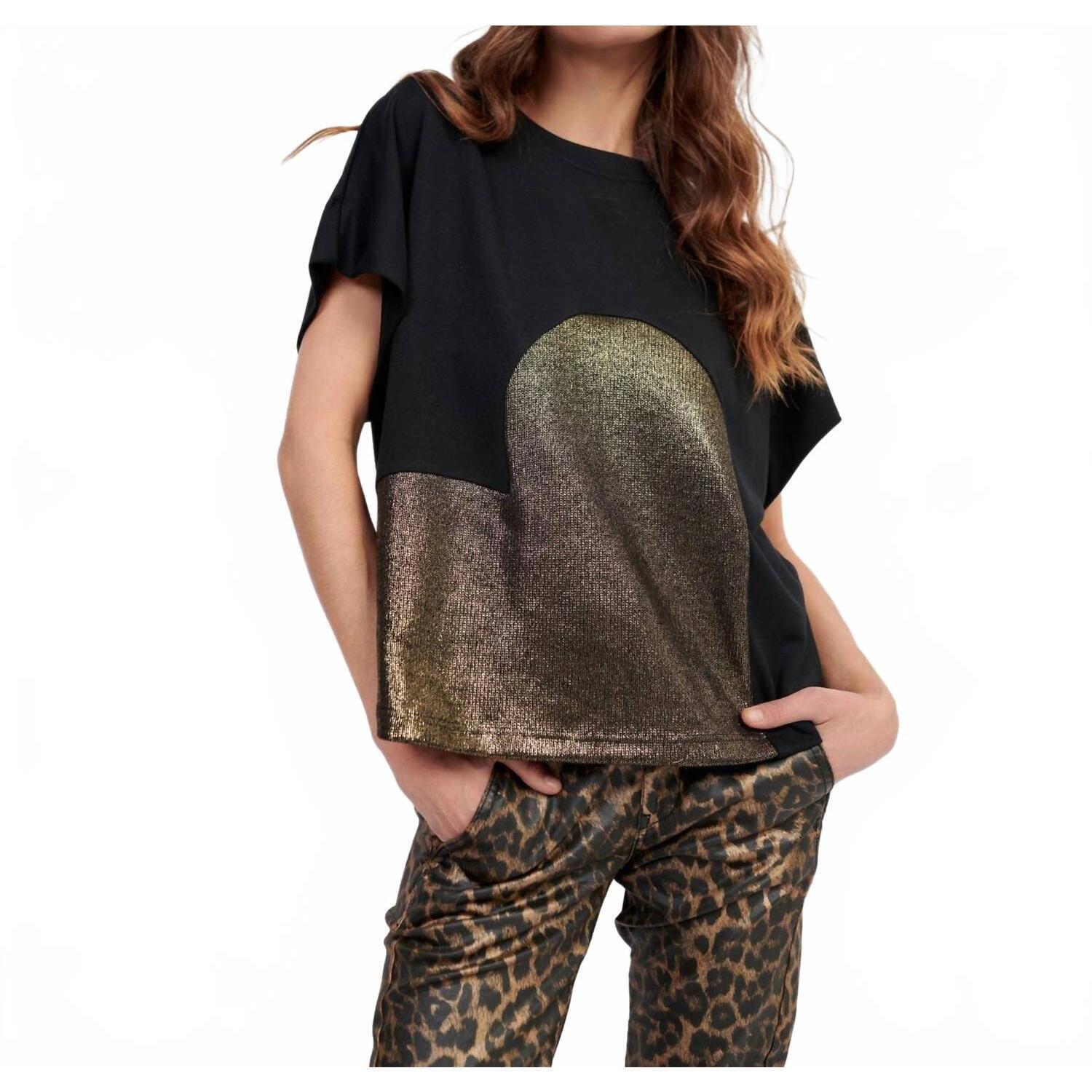 New Alembika Lola Heart Tee In Gold